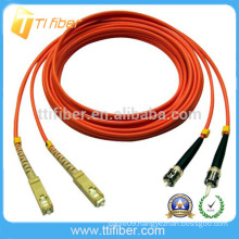 ST - PC - SC MM Duplex Fiber Optic Patch Cord